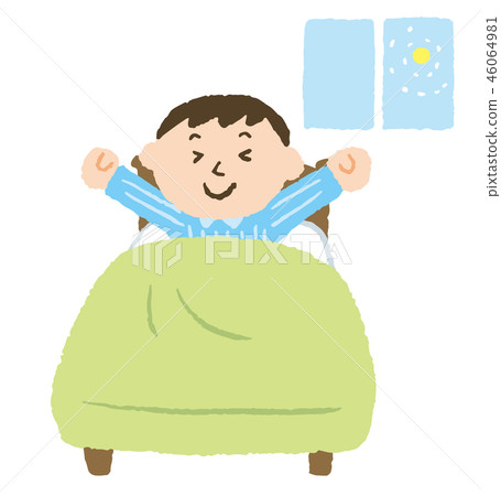 清爽的早晨醒來 46064981