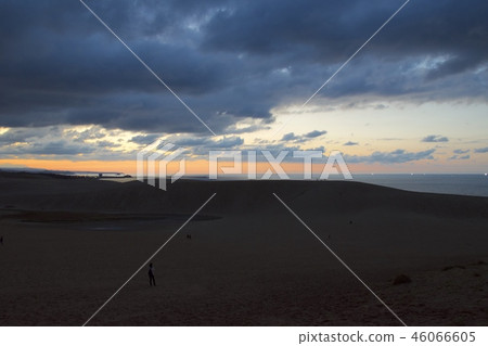 鳥取沙丘在晚上（秋天） 46066605