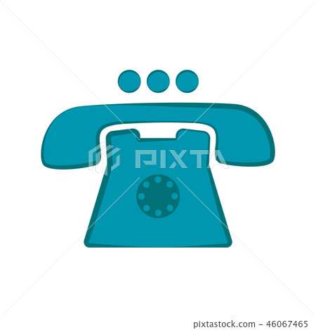 Isolated telephone icon Isolated telephone icon 46067465