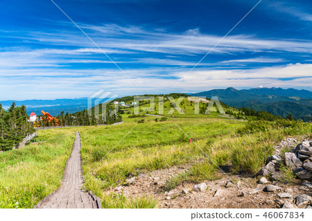 <<Nagano Prefecture>> Stone pile of Mt. 46067834
