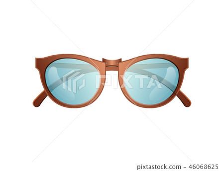 Trendy sunglasses isolated icon 46068625