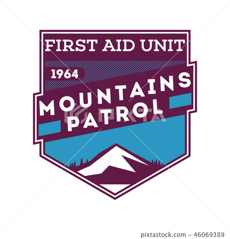 Snow patrol, first aid unit label 46069389