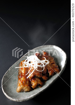 Baked grilled mackerel (with steam) 46070329