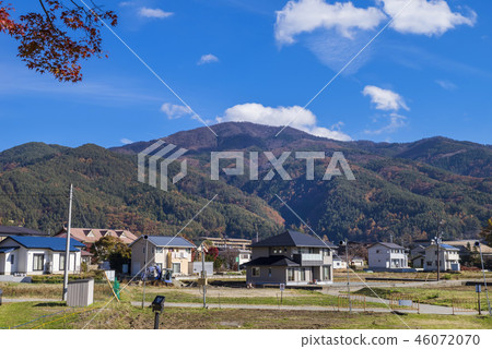 Landscape of the mountains of Lake Kawaguchiko 46072070