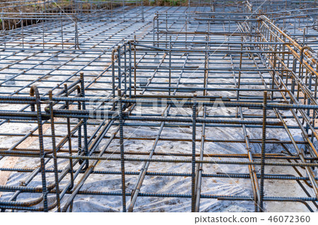 Rebar of the building sales foundation 46072360