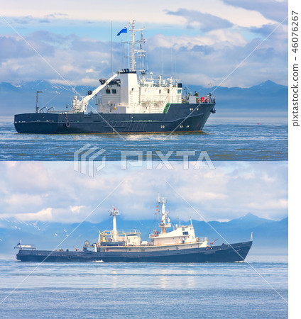 The rescue ship in the Avacha Bay The rescue ship in the Avacha Bay 46076267