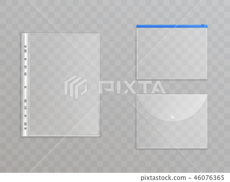 transparent plastic files - office supplies, stationery transparent plastic files - office supplies, stationery 46076365