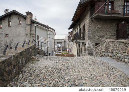 The Aosta Roman Bridge and the Arch of Augustus (Valle d'Aosta, Italy) 46079919