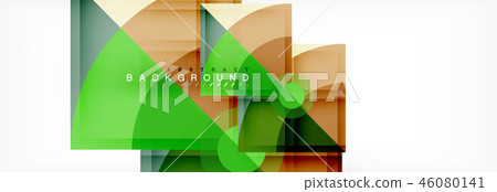 Modern geometric abstract background 46080141