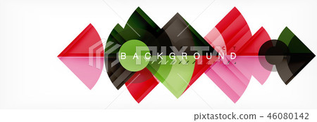 Modern geometric abstract background 46080142
