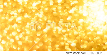 Yellow Christmas or New Year background 46080443