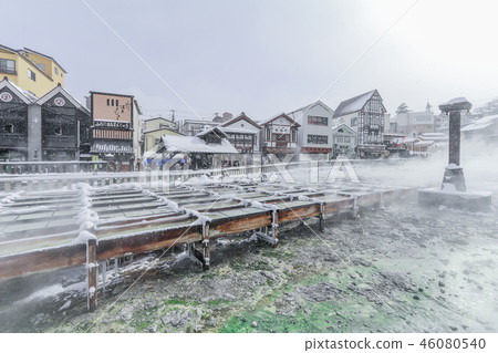Kusatsu Onsen is a hot spring resort located  46080540
