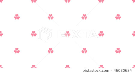 heart Seamless pattern valentine vector isolated heart Seamless pattern valentine vector isolated 46080684