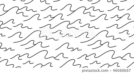 ocean wave seamless pattern vector sea boat beach ocean wave seamless pattern vector sea boat beach 46080687
