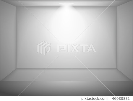 Vector empty white room 46080881