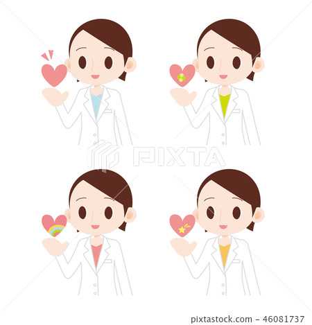 Psychiatric female doctor heart recovery 46081737