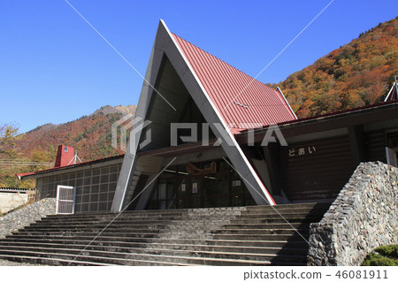在Kamioshi線土井駐地的秋葉 在Kamioshi線土井駐地的秋葉 46081911