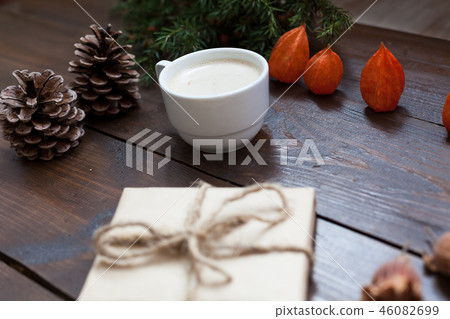 new year tree Christmas decoration holiday decor gifts background winter new year tree Christmas decoration holiday decor gifts background winter 46082699