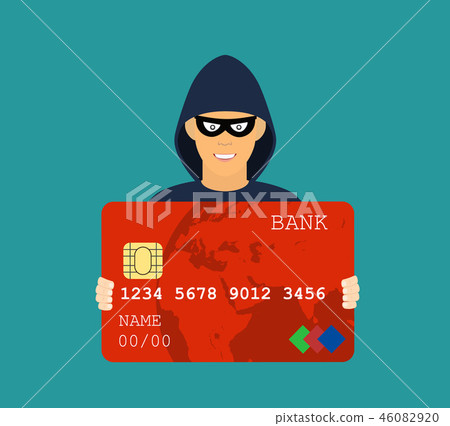 Credit card data phishing, hacker attack Credit card data phishing, hacker attack 46082920