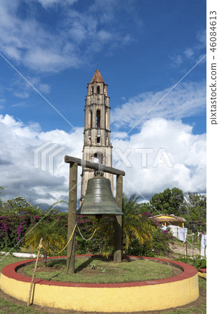 Manaca Iznaga Tower in Valley of the Sugar Mills Manaca Iznaga Tower in Valley of the Sugar Mills 46084613