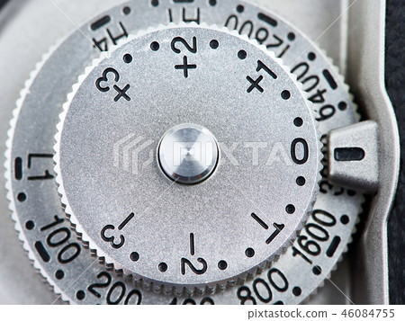 ISO and exposure compensation control dial ISO and exposure compensation control dial 46084755