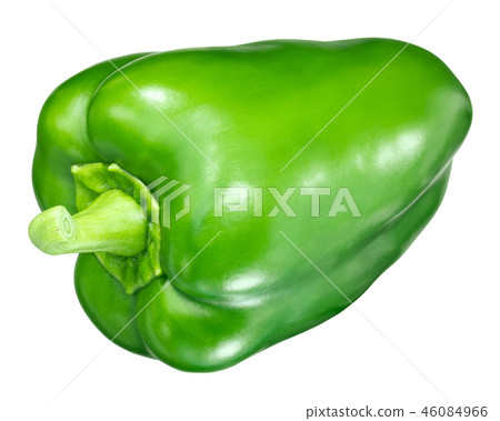 Green bell pepper, top, paths Green bell pepper, top, paths 46084966