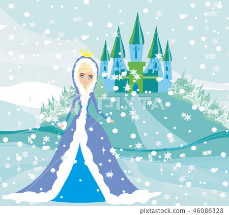 Beautiful winter princess Beautiful winter princess 46086328