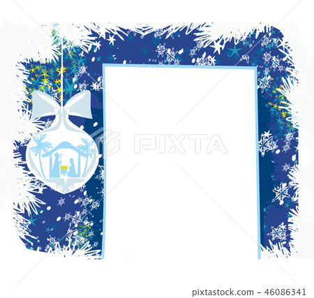 Christian Christmas nativity scene of baby Jesus 46086341