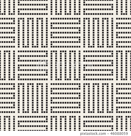 Vector seamless pattern. Modern stylish abstract texture. Repeating geometric tiles 46088059