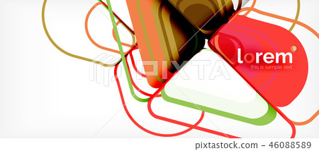 Geometric abstract background 46088589