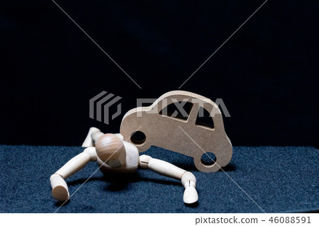 A person involved in a traffic accident (personal injury) 46088591