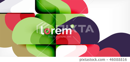 Abstract background multicolored geometric shapes modern design Abstract background multicolored geometric shapes modern design 46088816