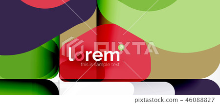 Abstract background multicolored geometric shapes modern design Abstract background multicolored geometric shapes modern design 46088827