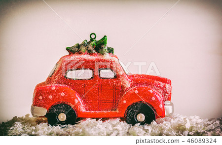 Christmas miniature car Christmas miniature car 46089324