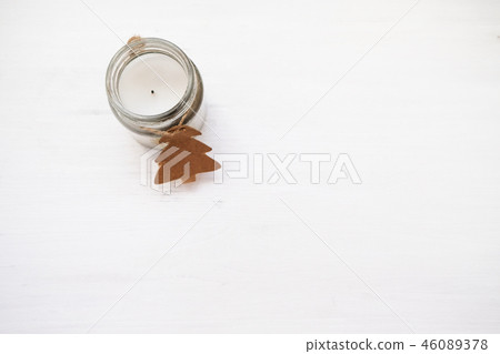 Christmas composition. Christmas candlestick Christmas composition. Christmas candlestick 46089378