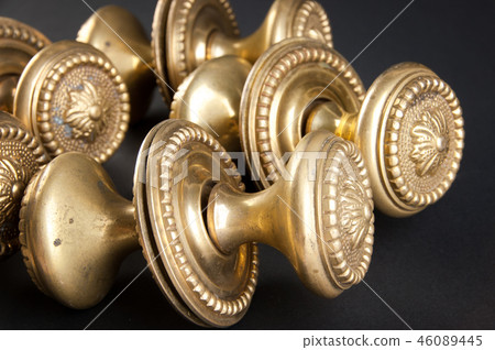 Vintage bronze door handles 46089445