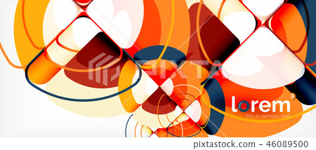 Circle abstract background Circle abstract background 46089500
