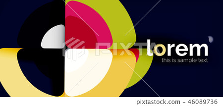Circle abstract background Circle abstract background 46089736
