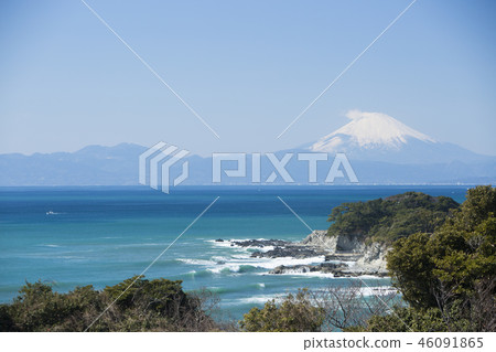 Yokosuka Sea and Mt. Fuji Yokosuka Sea and Mt. Fuji 46091865