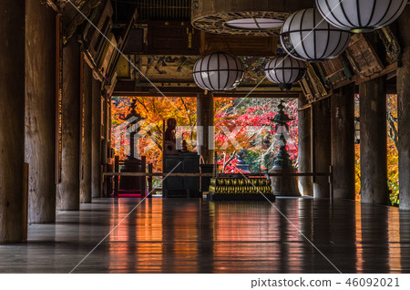 The floor maple of Yamato Kuni Hase-ji Temple 46092021
