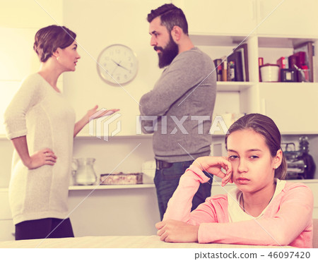 Parents arguing at home Parents arguing at home 46097420