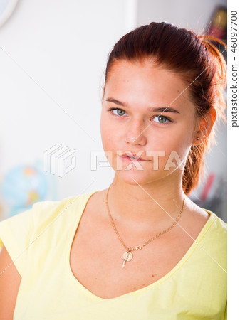 bored girl portrait 46097700