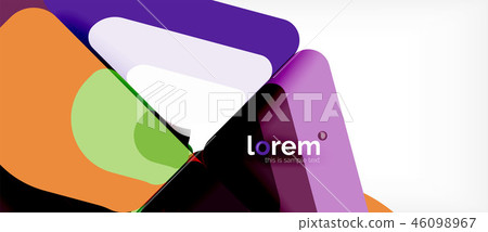Geometric abstract background Geometric abstract background 46098967
