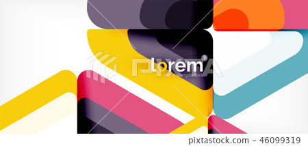 Geometric abstract background 46099319