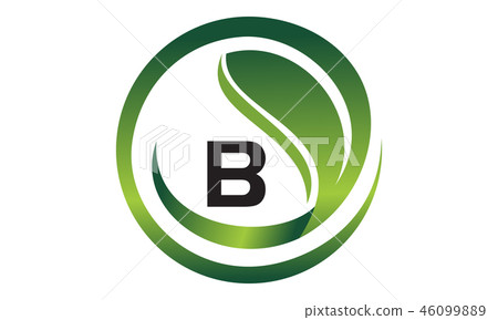 Leaf Initial B Logo Design Template Vector Leaf Initial B Logo Design Template Vector 46099889