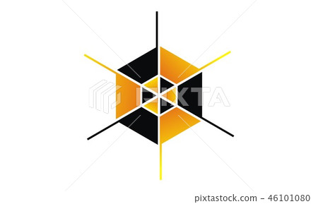 Hexagon Logo Design Template Vector - Stock Illustration [46101080] - PIXTA