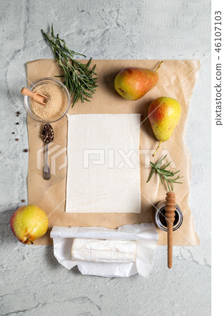 Ingredients for Pear tart Ingredients for Pear tart 46107103