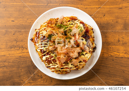 Okonomiyaki Japanese Traditional Pizza Okonomiyaki 46107254