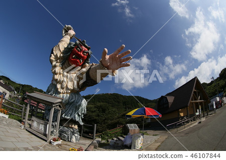 Monage Namahage Okita City Akita Prefecture Fisheye Lens Monage Namahage Okita City Akita Prefecture Fisheye Lens 46107844