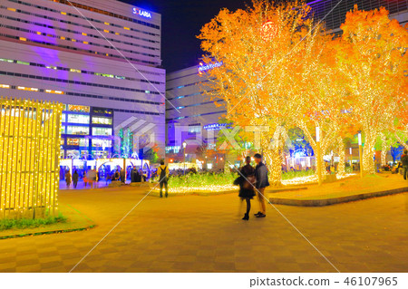 Illumination of Kego Park_Tenjin in Chuo-ku, Fukuoka City_TENJIN HIKARI SQUARE 46107965